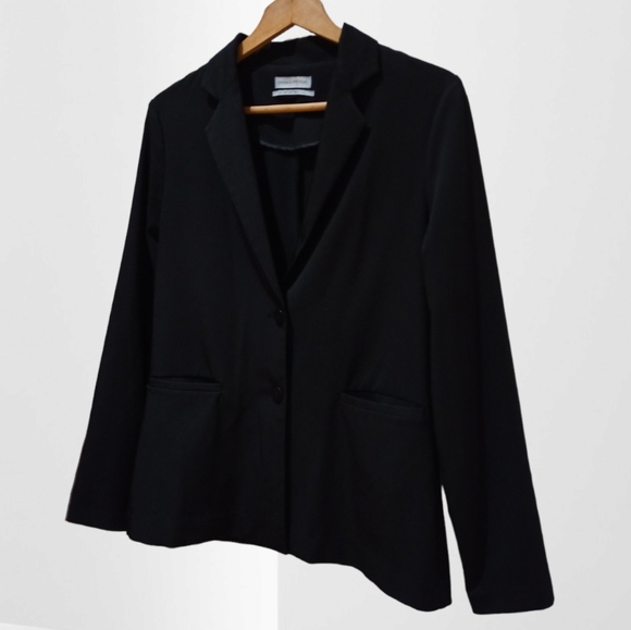 Urban Outfitters Women's Black Stripe Blazer - Picture 13 of 16